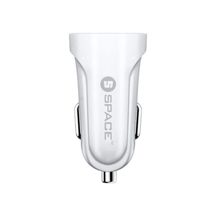 SPACE CC-150 Single Port USB Car Charger – 2.4A Fast Charging with Included Micro USB Cable - Image 2