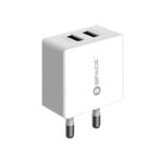 SPACE WC-101 Dual USB Wall Charger 2.4A with Micro USB Cable – Fast Charging Adapter for Android & iOS - Image 2