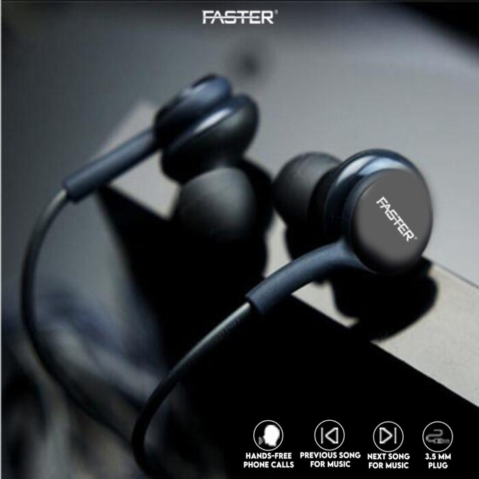 F5 Widely Compatible Comfort Fit In-Ear Earphones With Clear Sound - Image 2