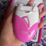 KM-189A Women Electric Rechargeable Hair Removal Epilator - Image 3