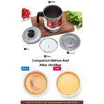 Stainless Steel 1.4-Liter Cooking Oil Strainer Pot with Filter and Thick Chassis for Efficient Grease Filtration - Image 5