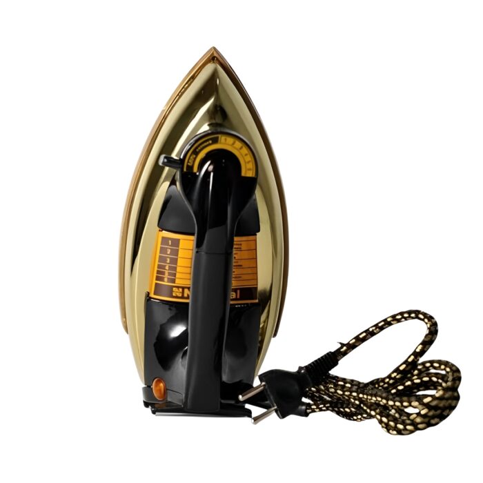 1000W Heavy Duty Super Deluxe Dry Iron With 24K Chrom Coating And Temperature Control - Image 5