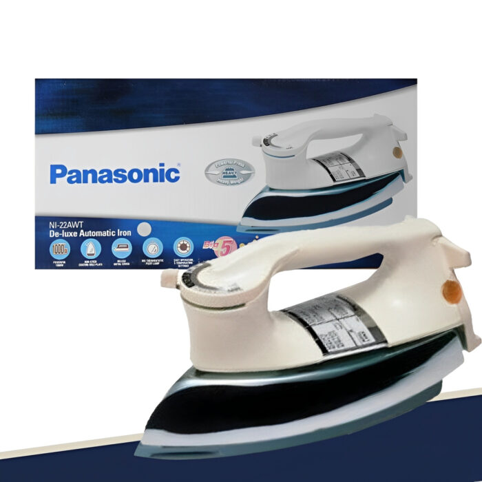 1000W NI-22AWT Deluxe Automatic Non Stick Coating Sole Plate Dry Iron - Image 1