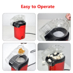 1200W Oil Free Popcorn Maker Machine with Measuring Cup - Image 5