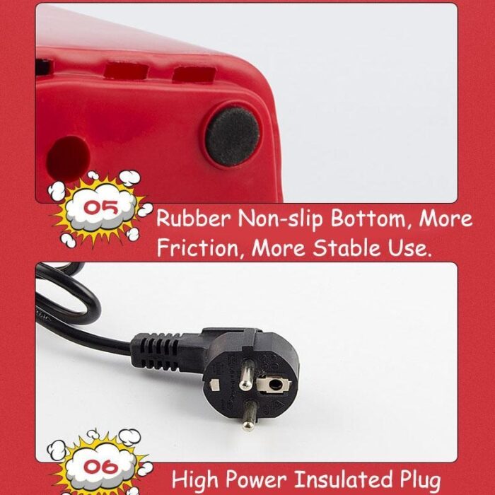 1200W Oil Free Popcorn Maker Machine with Measuring Cup - Image 6