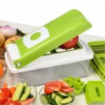 12pcs Set Nicer Dicer Plus Multi-Function Kitchen Tool Vegetables Fruits Dicer Food Slicer Cutter - Image 2