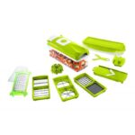 12pcs Set Nicer Dicer Plus Multi-Function Kitchen Tool Vegetables Fruits Dicer Food Slicer Cutter - Image 3