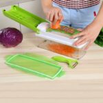 12pcs Set Nicer Dicer Plus Multi-Function Kitchen Tool Vegetables Fruits Dicer Food Slicer Cutter - Image 7