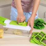 12pcs Set Nicer Dicer Plus Multi-Function Kitchen Tool Vegetables Fruits Dicer Food Slicer Cutter - Image 8