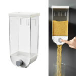 1500ml Transparent Body Eco-Friendly Wall Mounted Grain Storage Box - Image 3