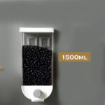1500ml Transparent Body Eco-Friendly Wall Mounted Grain Storage Box - Image 9