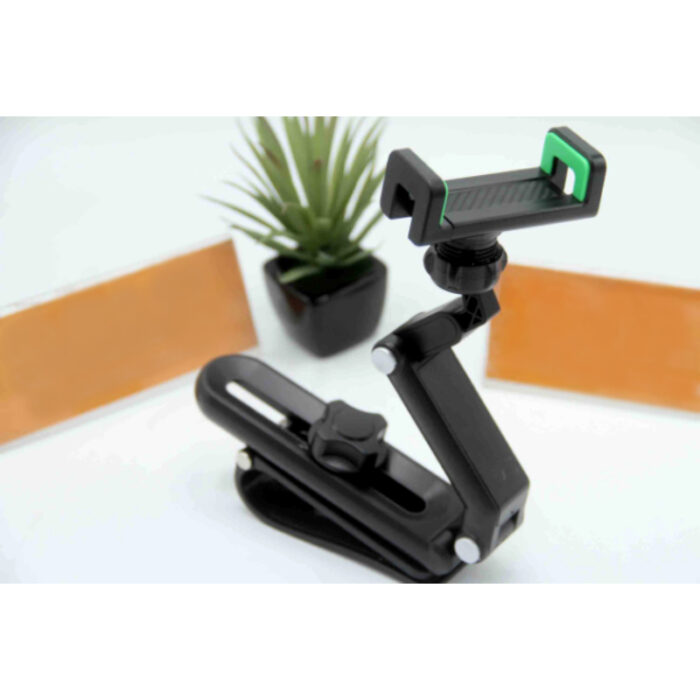 Universal Sun Visor Support 360° Car Cell Phone Holder - Image 2