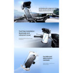 Remax RM-C53 Sunshade And Rainproof Cycling Quick Access Mobile Phone Holder - Image 5