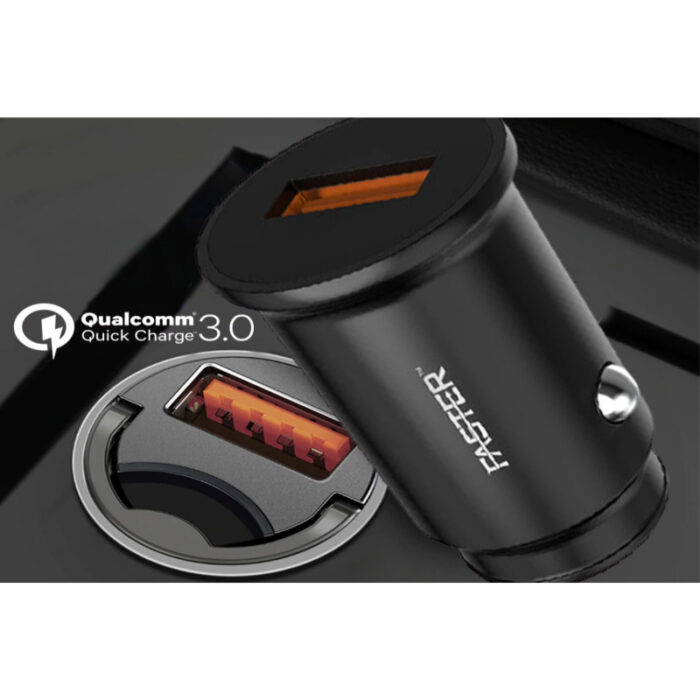 FCC-IQ7 Qualcomm Quick Charge 3.0 Micro USB Air Car Charger - Image 4