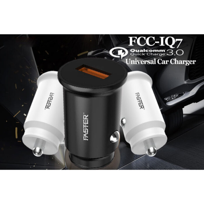 FCC-IQ7 Qualcomm Quick Charge 3.0 Micro USB Air Car Charger - Image 6