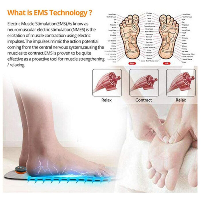 Electrical Muscle Stimulation(EMS) Portable Foot Massager MA-860 - Image 2