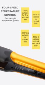 2 In 1 Electric Hair Straightener Ceramic Styling Tool Professional Hair Curling Iron Hair Waver - Image 6