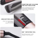 2 In 1 Hair Straightener And Curler Iron Tourmaline Ceramic Twisted Flat Iron With LCD Display - Image 3