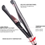 2 In 1 Hair Straightener And Curler Iron Tourmaline Ceramic Twisted Flat Iron With LCD Display - Image 4
