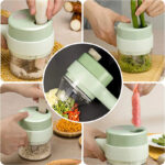 2 In 1 Multi-Functional Electric Handheld Cooking Hammer Food Chopper - Image 9