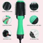 2 In 1 One Step Hair Dryer And Volumizer Warm Air Fast Styling Straightener & Curls Styler - Image 4