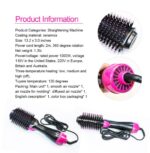 2 In 1 One Step Hair Dryer And Volumizer Warm Air Fast Styling Straightener & Curls Styler - Image 5