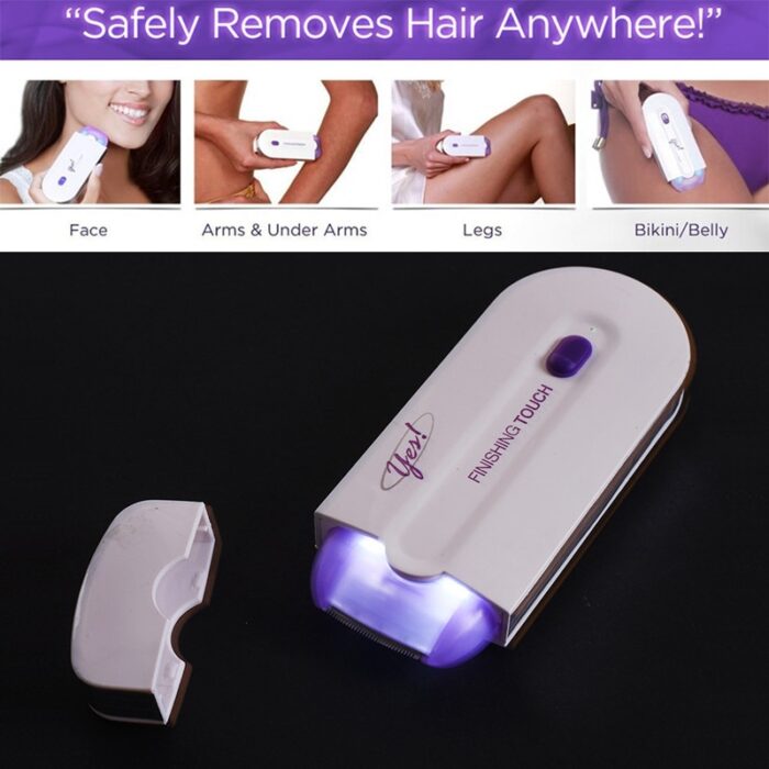 USB Rechargeable 2 in 1 Instant Painless Hair Removal Machine for Men & Women Legs Arm Face Body - Image 5