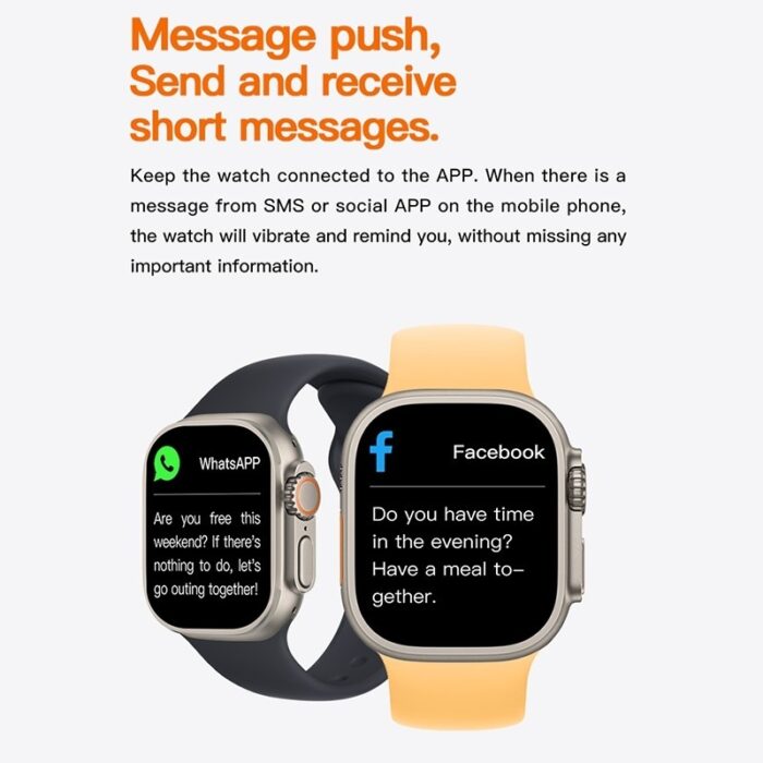 T900 Ultra 2 Smartwatch with Wireless Charging, AI Voice & Bluetooth Sports - Image 2