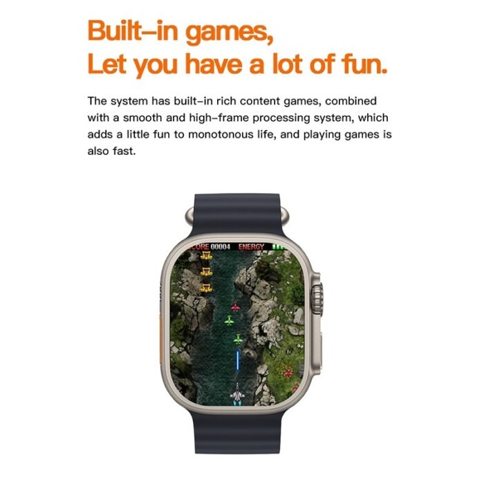 T900 Ultra 2 Smartwatch with Wireless Charging, AI Voice & Bluetooth Sports - Image 3