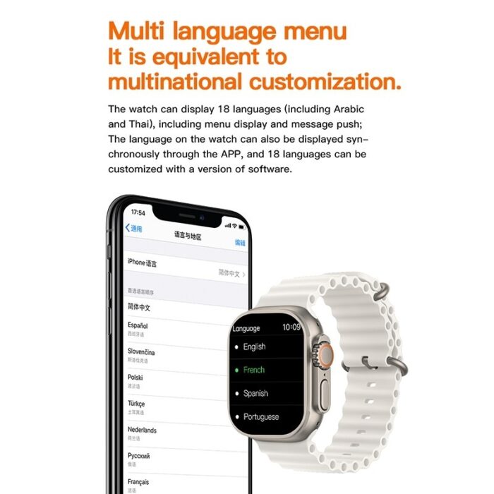 T900 Ultra 2 Smartwatch with Wireless Charging, AI Voice & Bluetooth Sports - Image 4