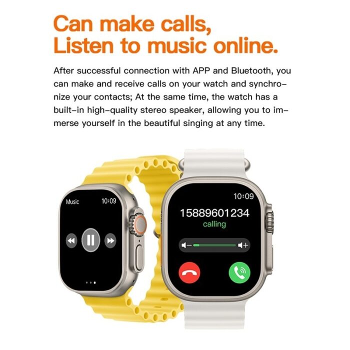 T900 Ultra 2 Smartwatch with Wireless Charging, AI Voice & Bluetooth Sports - Image 9