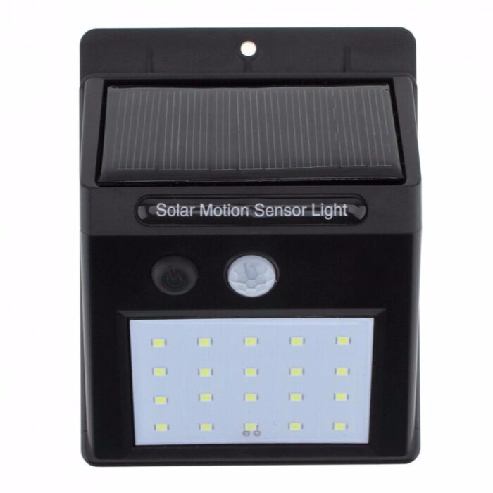 20 LED Waterproof Solar Power Motion Sensor Wall Light Outdoor Garden - Image 2