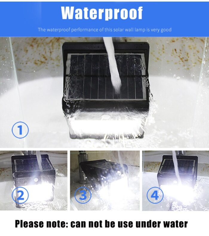 20 LED Waterproof Solar Power Motion Sensor Wall Light Outdoor Garden - Image 5