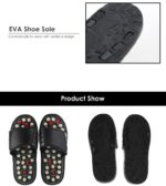 Foot Massage Slipper Foot Care Rotating Acupuncture Height Adjustable Foot Relax Massager Sandal Reflex Slipper - Image 4