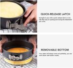 3 Pcs 18cm/20cm/22cm Round Non Stick Spring Form Cake Mold Baking Pan - Image 5