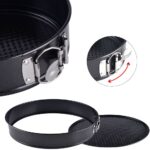 3 Pcs 24cm/26cm/28cm Round Non Stick Spring Form Cake Mold Baking Pan - Image 3