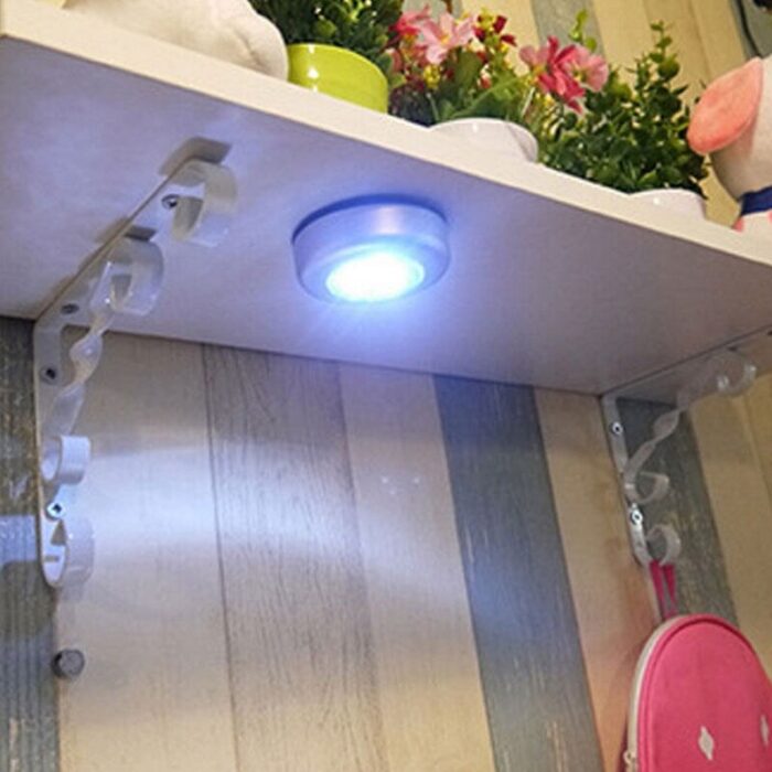 3Pcs LED Wireless Night Light Stick Click Touch Lamp Car Cabinet Closet Lamp - Image 6