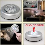 3Pcs LED Wireless Night Light Stick Click Touch Lamp Car Cabinet Closet Lamp - Image 2