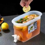 3.5L Water Jug With Faucet Lemon Juice Jug Kitchen Drinkware Kettle Pot Heat Resistant - Image 6