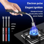 360° Flexible Neck USB Pulse Arc Lighter – Rechargeable Flameless Ignition for Candles, Kitchen Stoves & Outdoor BBQ - Image 2