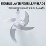 SL-2021 3L Multifunctional 300W Electric Meat Grinder Chopper with Variable Speed, Stainless Steel Blades And Safety Interlock - Image 12