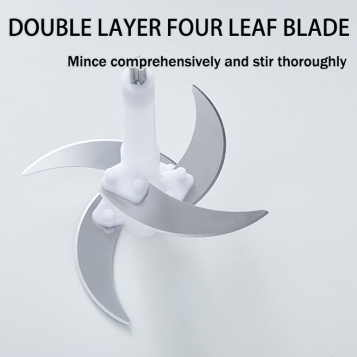 SL-2021 3L Multifunctional 300W Electric Meat Grinder Chopper with Variable Speed, Stainless Steel Blades And Safety Interlock - Image 12