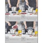 SL-2021 3L Multifunctional 300W Electric Meat Grinder Chopper with Variable Speed, Stainless Steel Blades And Safety Interlock - Image 3