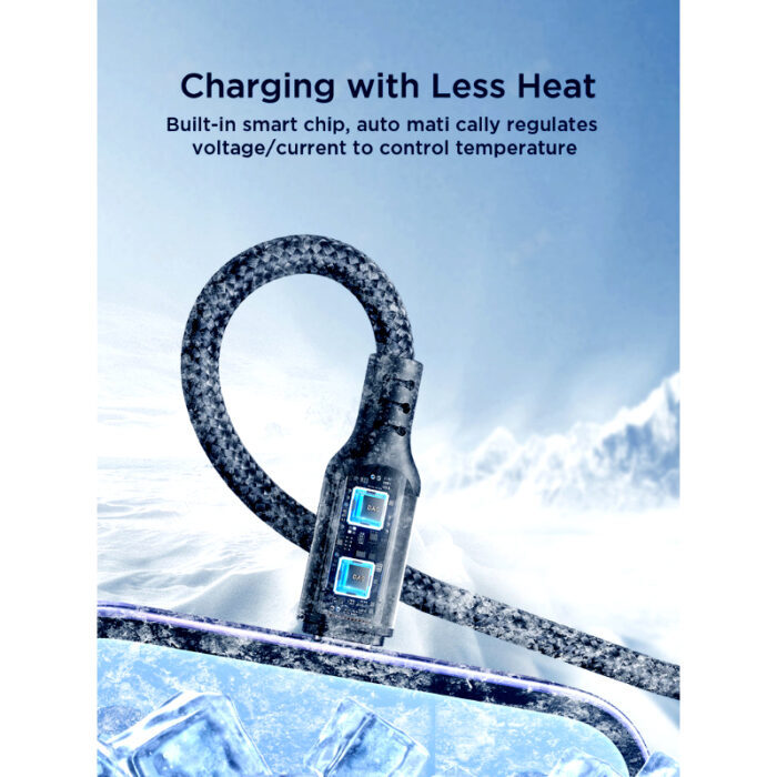 JoyRoom S-A18 3-in-1 Fast Charging and Data Cable – USB-A to Lightning, Type-C, and Micro, 3.5A - Image 5