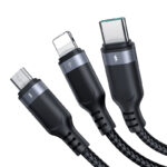 JoyRoom S-A18 3-in-1 Fast Charging and Data Cable – USB-A to Lightning, Type-C, and Micro, 3.5A - Image 6