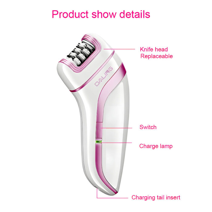 DL-6015 DALING Electric Rechargeable Epilator For Women - Image 9