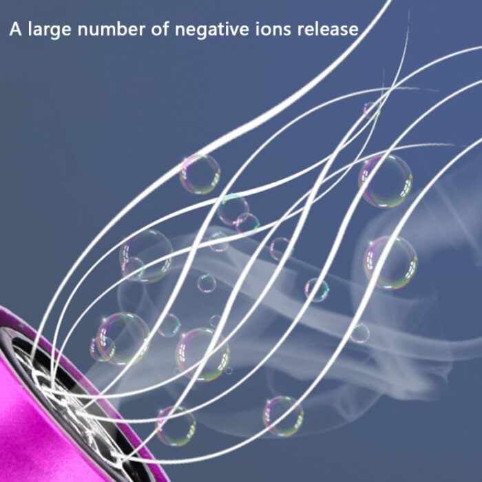 5 In 1 Detachable Hair Dryer Electric Blow Dryer Comb Negative Ion Straightener & Hair Curler - Image 4