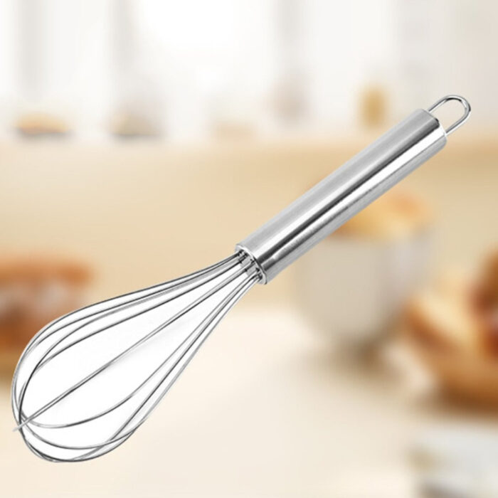 Pack Of 5 Stainless Steel Whisk Non-Stick Flexible Beater Easy To Handle Easy To Clean Multifunction Manual Stirrers - Image 2