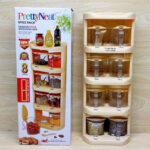 Pretty Neat 5 Tier New Vertical Style Spice Rack 8 PCs Set - Image 3