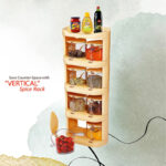 Pretty Neat 5 Tier New Vertical Style Spice Rack 8 PCs Set - Image 5